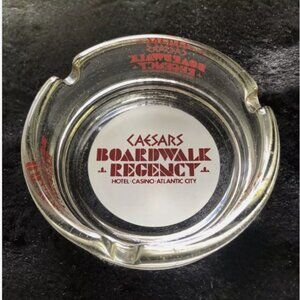 Vintage Atlantic City NJ CAESARS BOARDWALK REGENCY Hotel Casino Ashtray 3.5 in